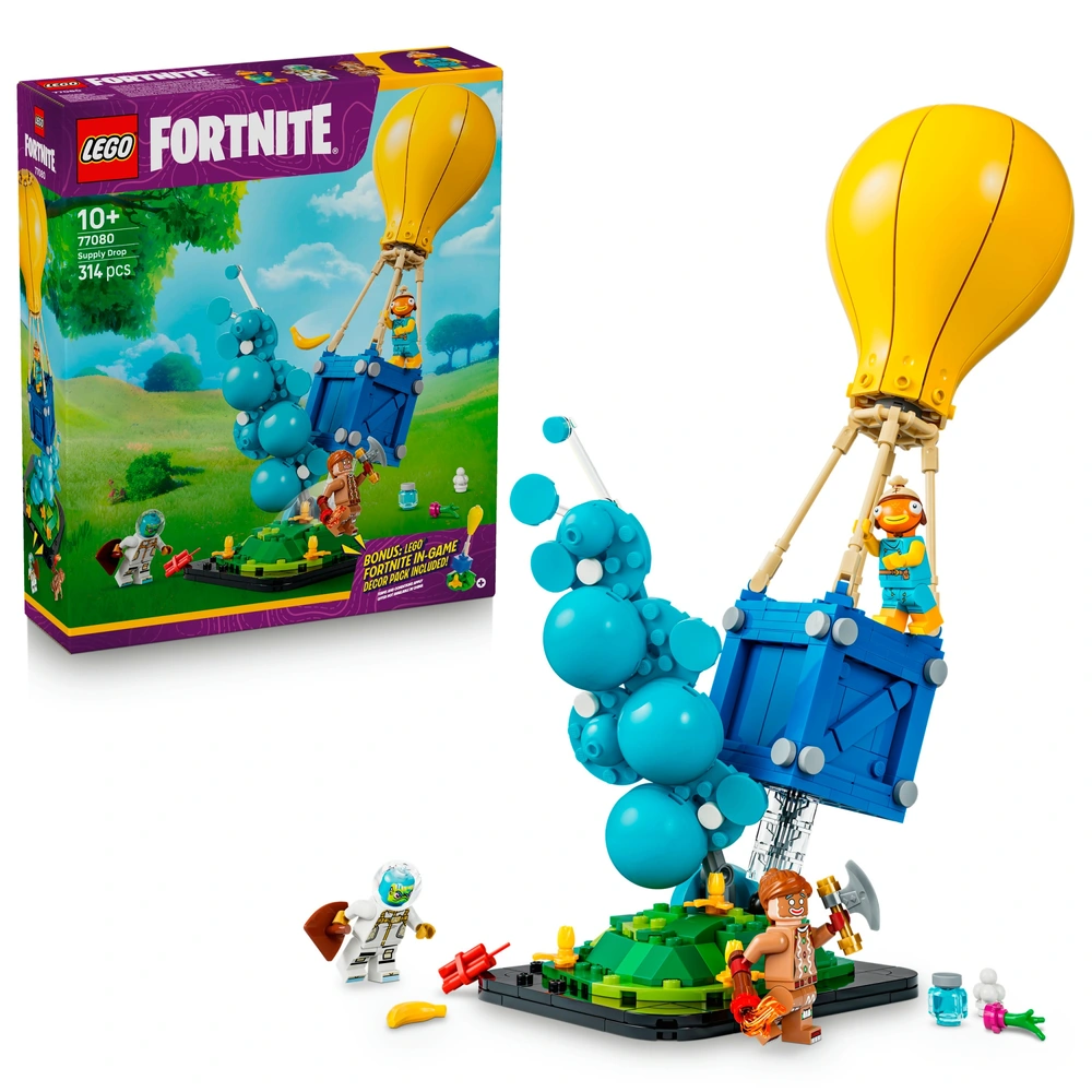 dotdotパック4セット LEGO Fortnite 77080 Supply Drop Set | Smyths Toys UK