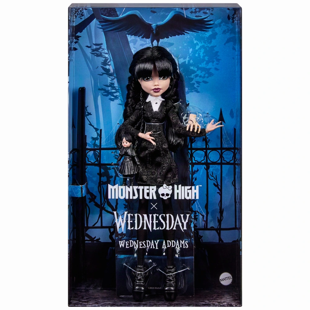 SF・ファンタジー・ホラー Monster High Wednesday ADDAMS Monster High x Wednesday Pop Wednesday Addams | Smyths Toys België
