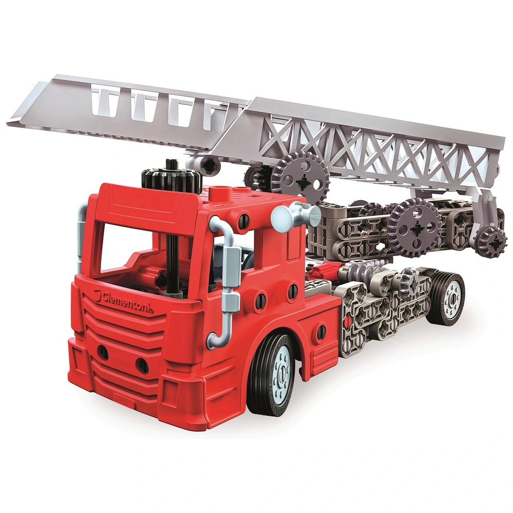 Jouet Camion de Pompier avec Son pour Enfants Véhicules à Inertie à Friction Cadeau Voitures Jouets, Haute Simulation, Fonction Vocale