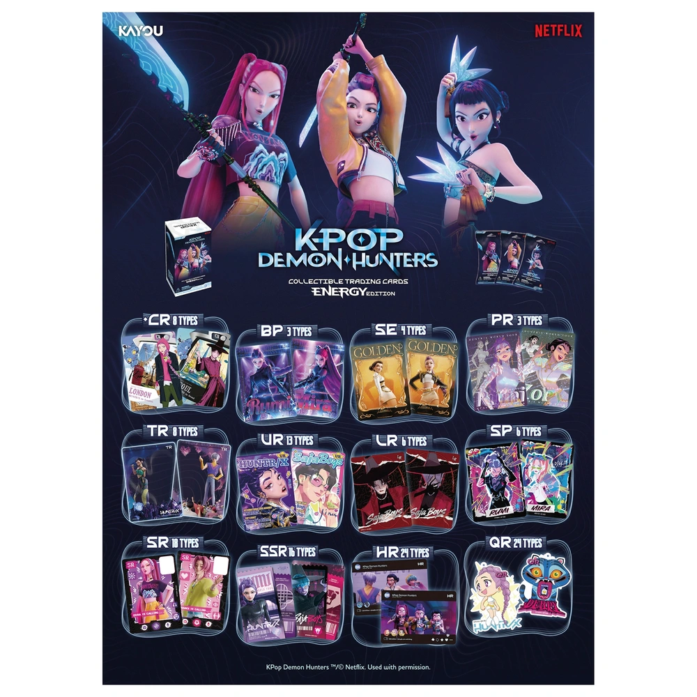 Boîte de 12 boosters K-Pop Demon Hunters Boîte de 12 boosters K-Pop Demon Hunters