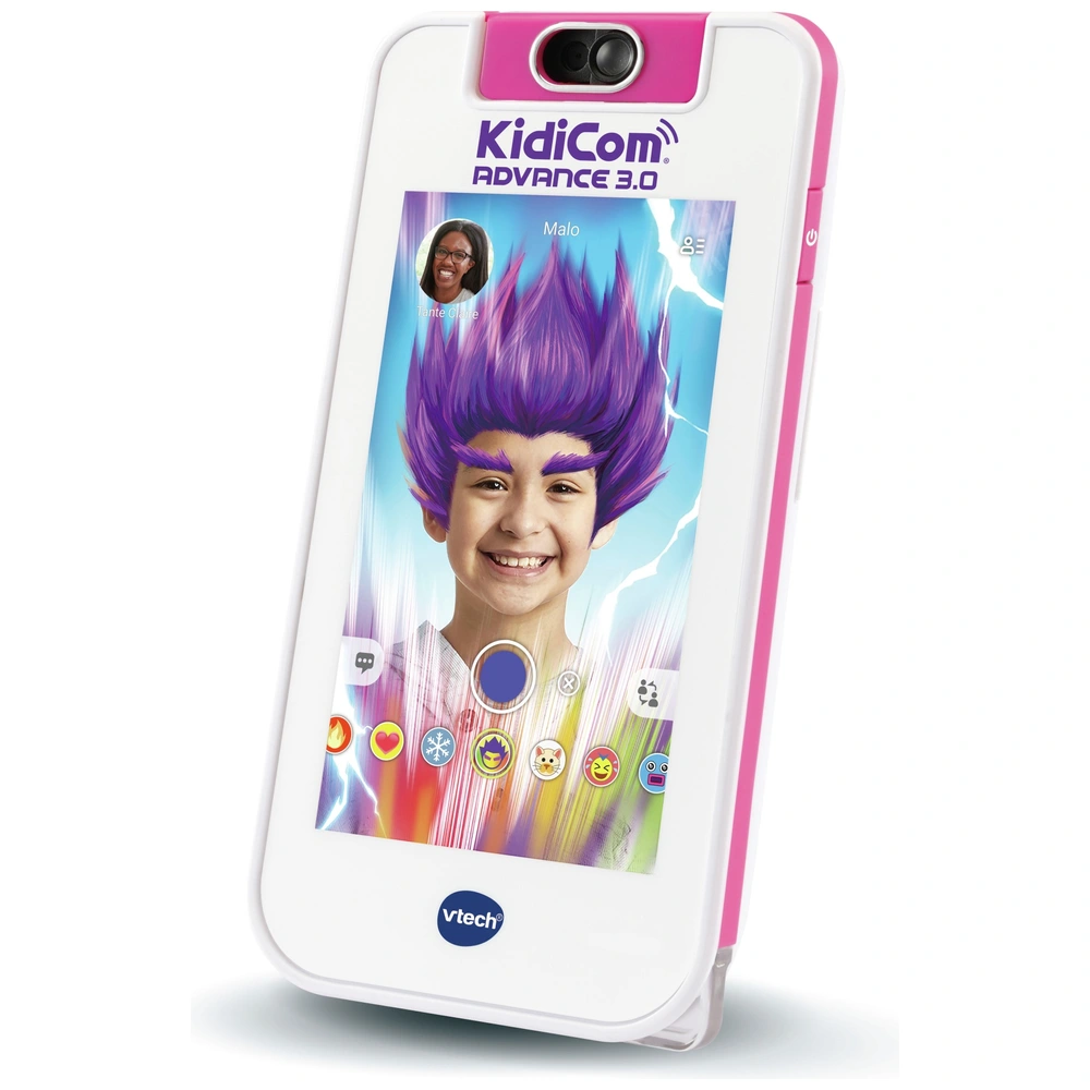 Étui VTech KidiCom 3.0 Rose – Protection Chocs Et Rayures Pour KidiCom Max Et Advance 3.0 (Version FR)