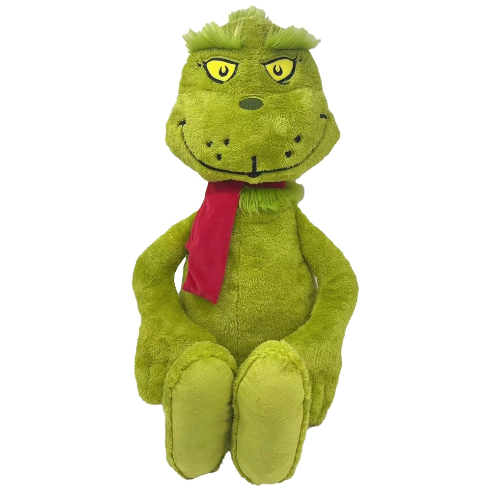 Der Grinch mit rotem Schal Kuscheltier 90 cm