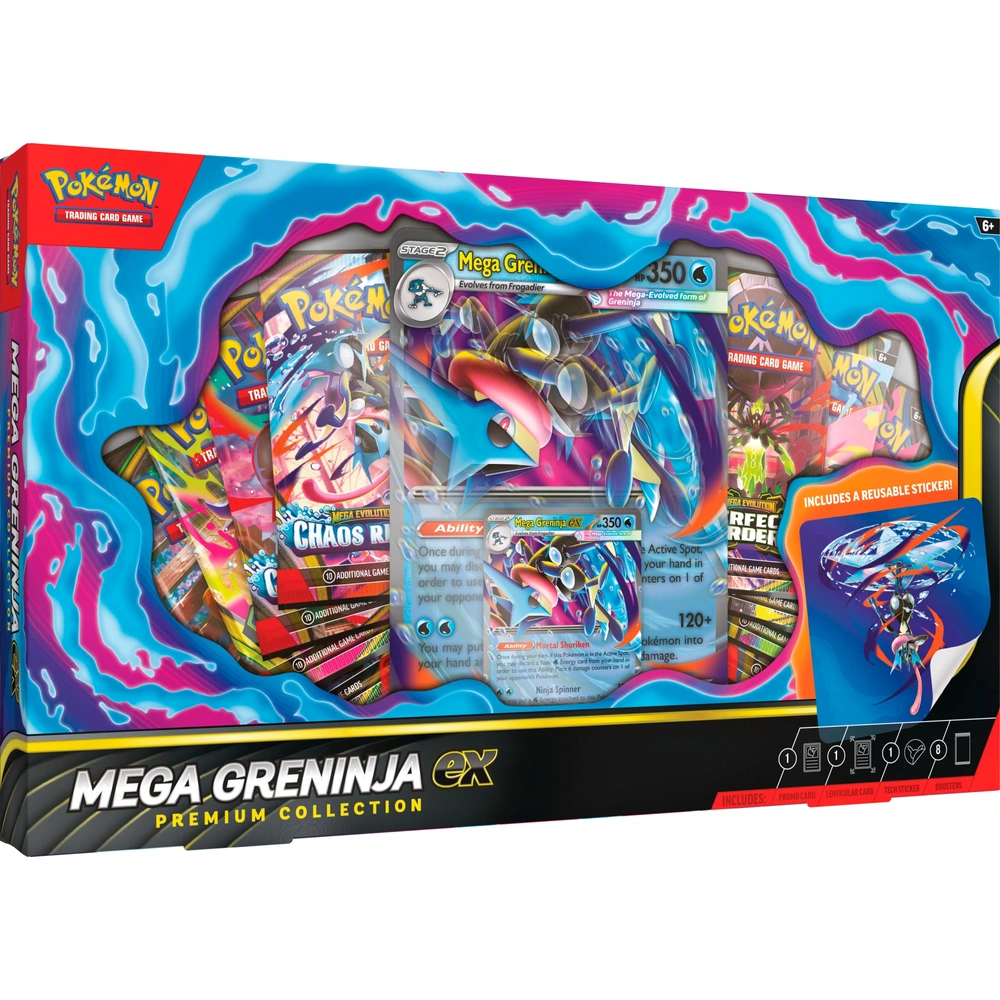 pokemon cards at smyths Pokémon Trading Card Game (TCG): Mega Greninja ex Premium Collection