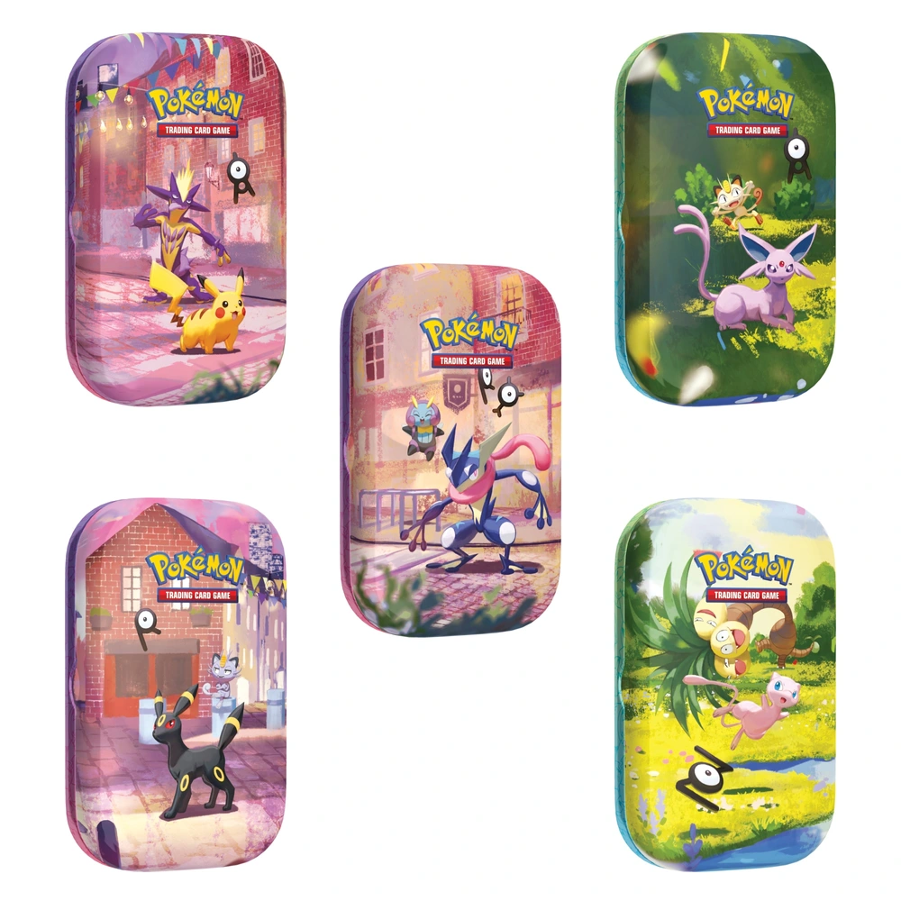 pokemon cards smyths toys Deck Smyths Pokmon TCG: Mega Heroes Mini Tins Mega Latias Available Soon Pokmon Trade & Play Events