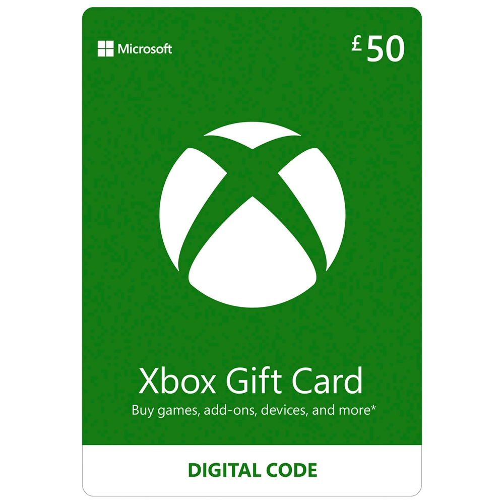 Xbox £50 Wallet Top Up Digital Download Smyths Toys UK