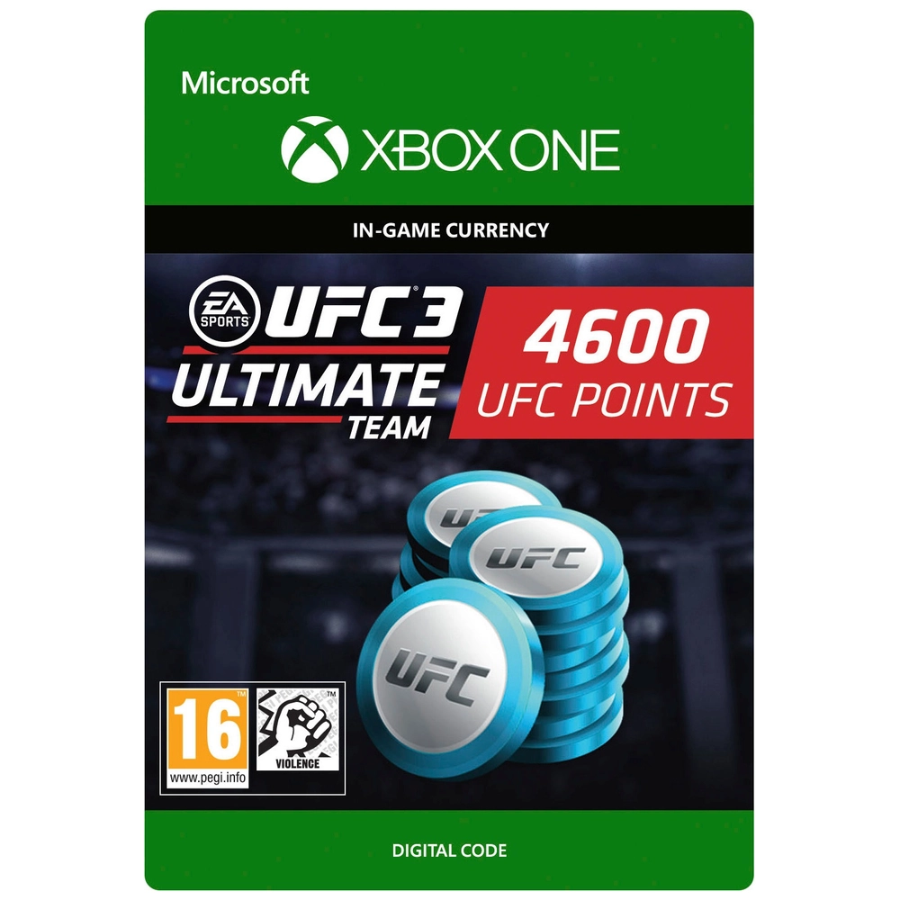 UFC 3: 4600 Points Xbox One Digital Download Smyths Toys Ireland