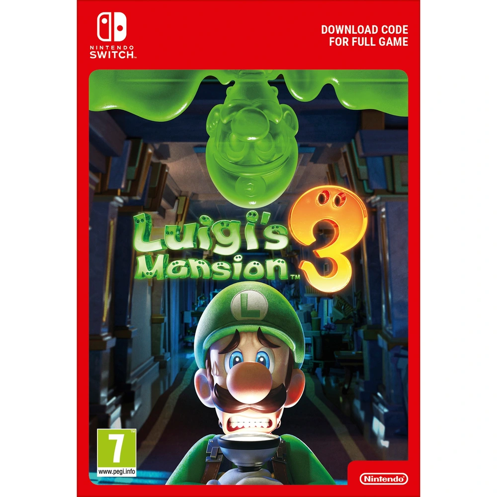 Luigi's Mansion 3 Nintendo Switch (Digital Download) | Smyths Toys UK