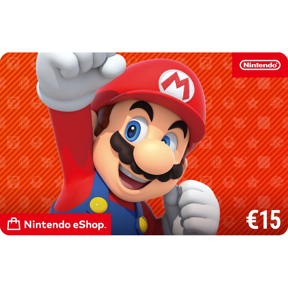 Nintendo eShop €15 Digital Gift Card (Digital Download) Smyths