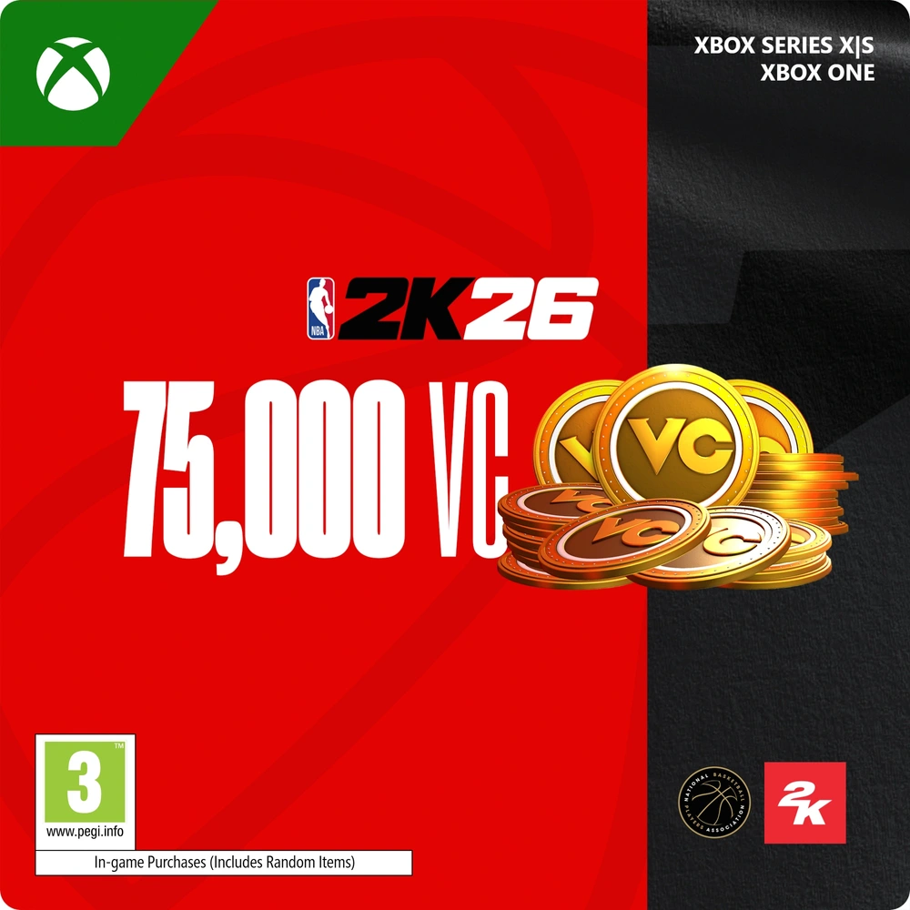 NBA 2K26: 75,000 Virtual Currency Pack Xbox One & Xbox Series X|S (Digital  Download) | Smyths Toys UK
