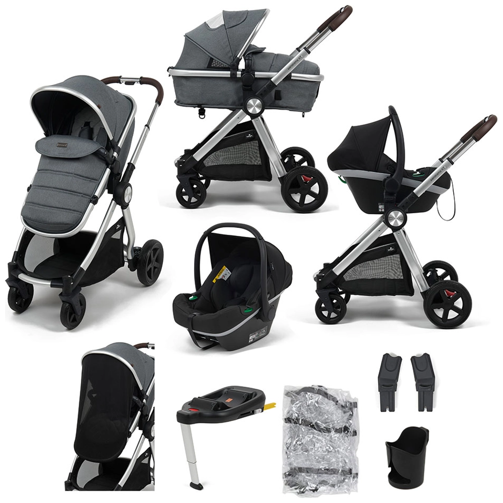 Panorama XTi by Babylo 2-in-1 Travel System Granite Bundle