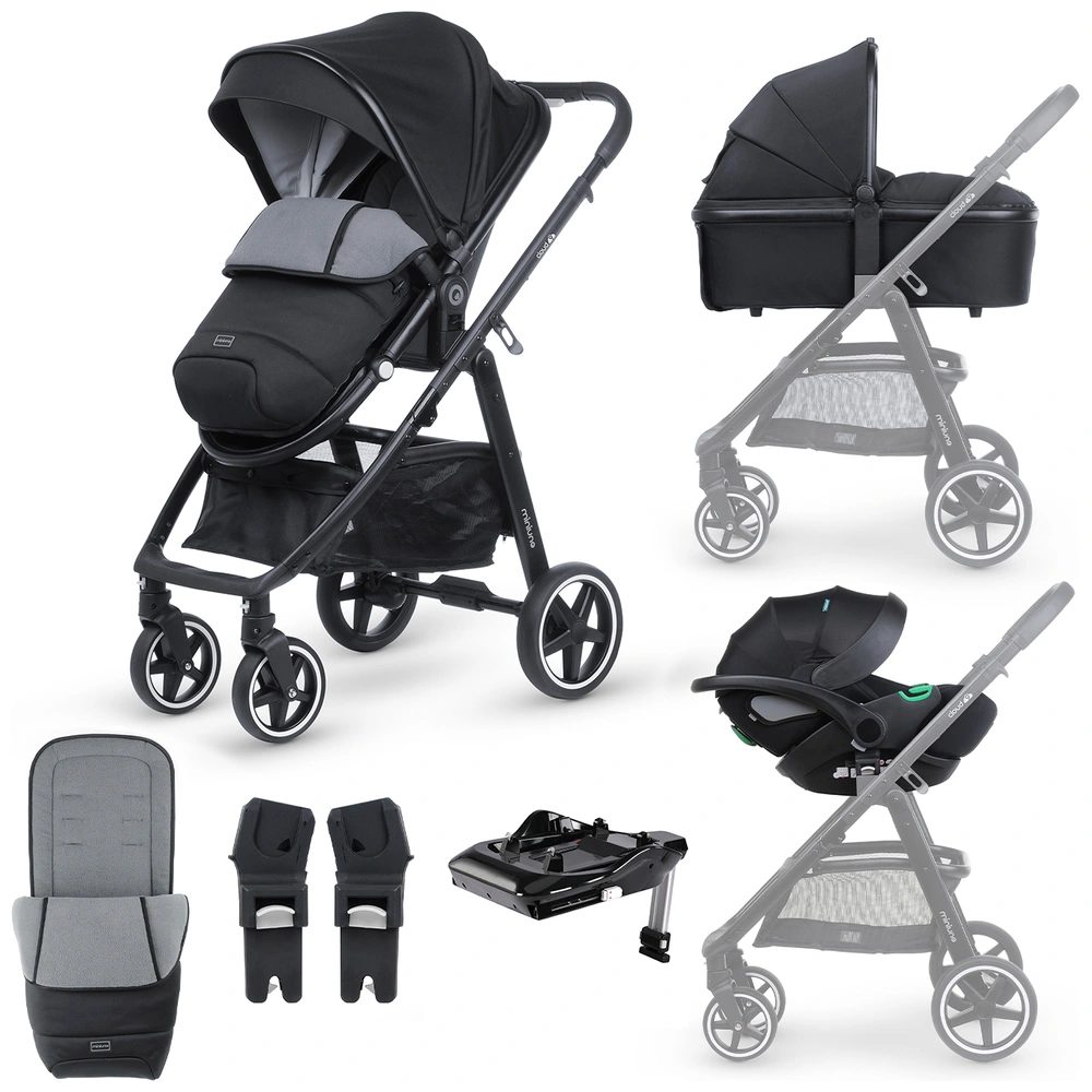 miniuno Cloud 3-in-1 Travel System, R129 Recliniie Car Seat