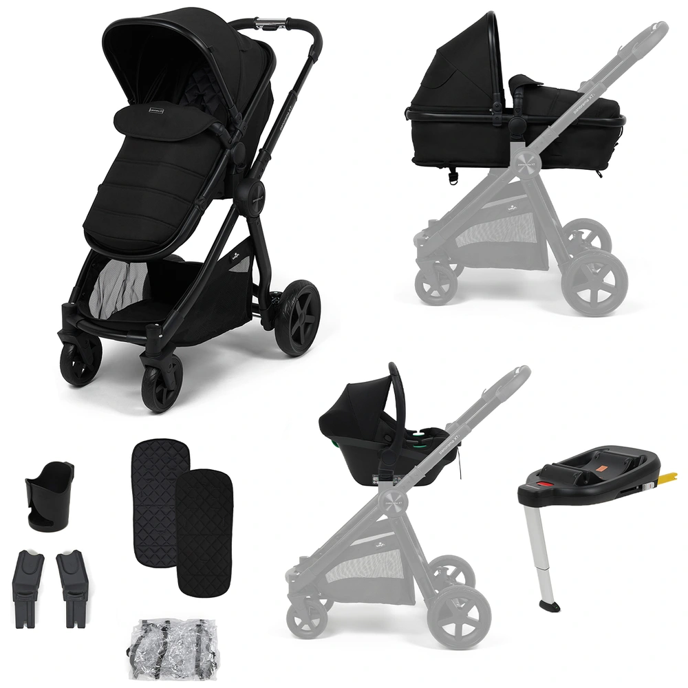 Panorama XTi by Babylo 2-in-1 Travel System R129 Car Seat Onyx