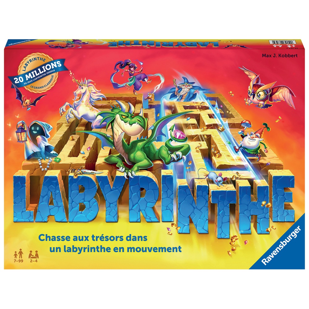 Le jeu Labyrinthe : une chasse au trésor sur plateau - Les idées du samedi