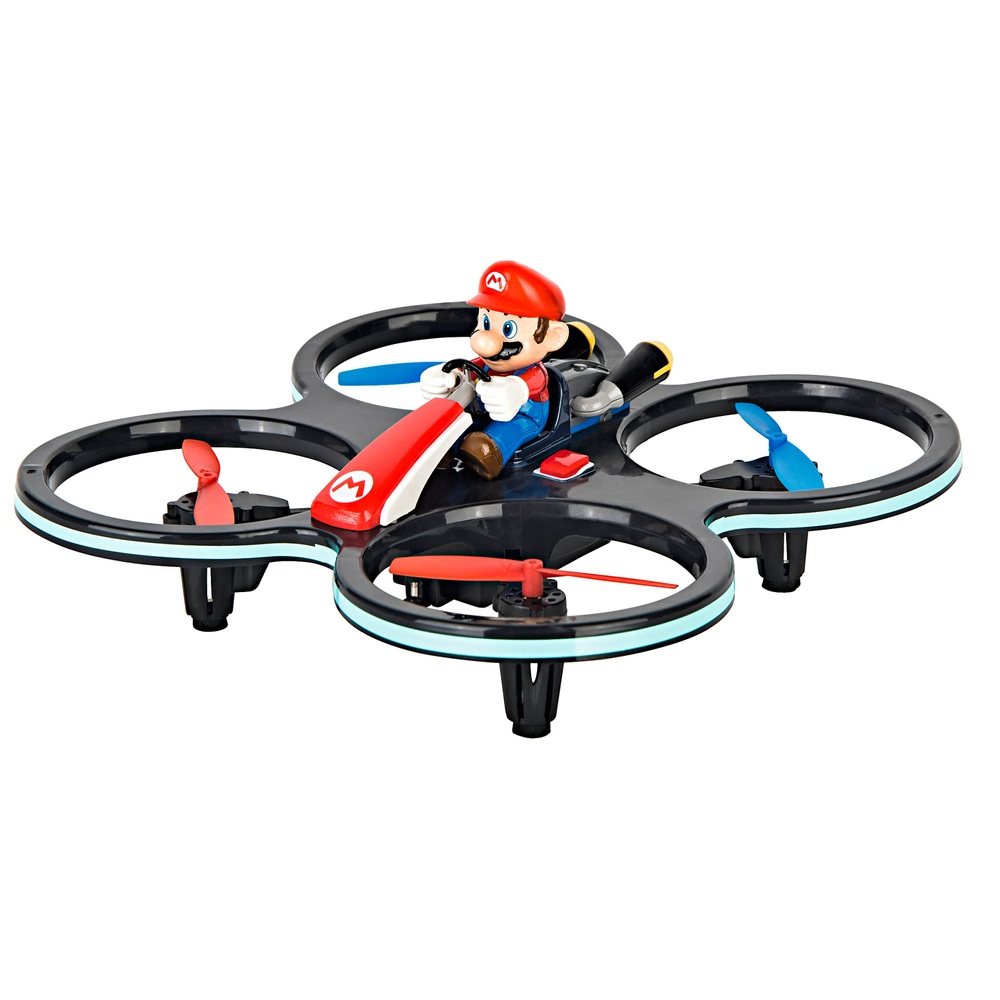 Carrera - Mario Kart Drone Télécommandé Mini Mario-Copter