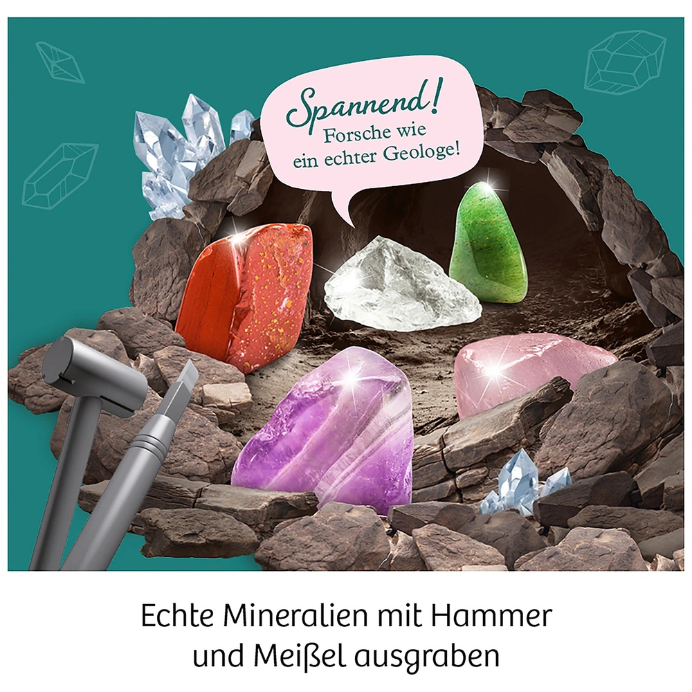 KOSMOS Happy Presents – Experimentierset Zum Gipsgießen & Ausgraben Für Kinder Ab 7 Jahren
