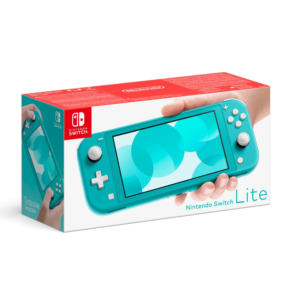 Nintendo Switch Lite Turquoise & Select Game | Smyths Toys UK