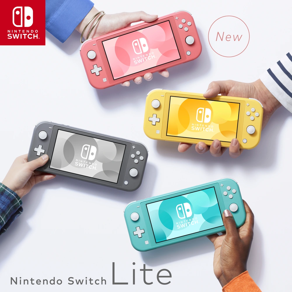 Nintendo Switch Lite Coral & Select Game | Smyths Toys UK