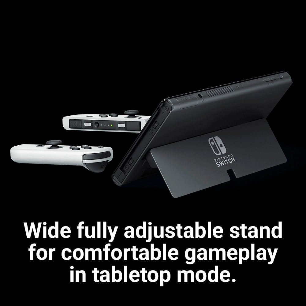 Nintendo Switch OLED White & Select Code-in-Box Game Bundle