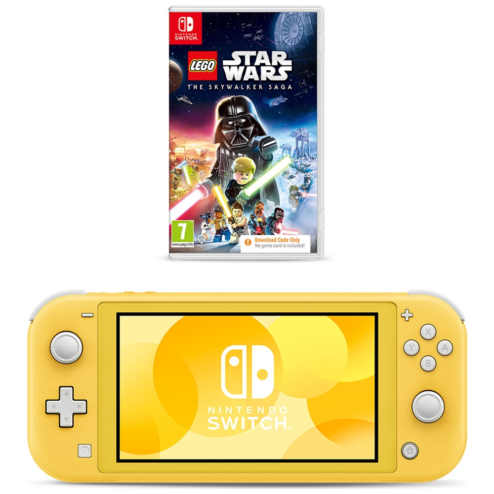 Nintendo Switch Lite (Yellow) & LEGO Star Wars: The Skywalker Saga