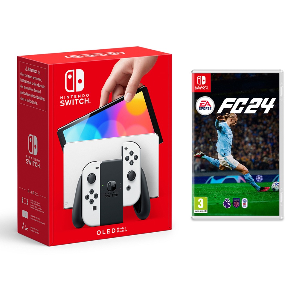 Nintendo Switch OLED White & EA Sports FC 24
