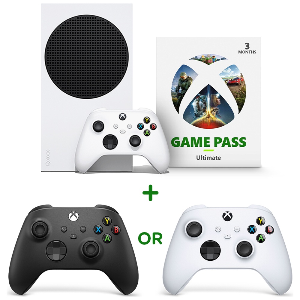 Xbox Series S Starter Bundle including 3 Months of Game Pass Ultimate