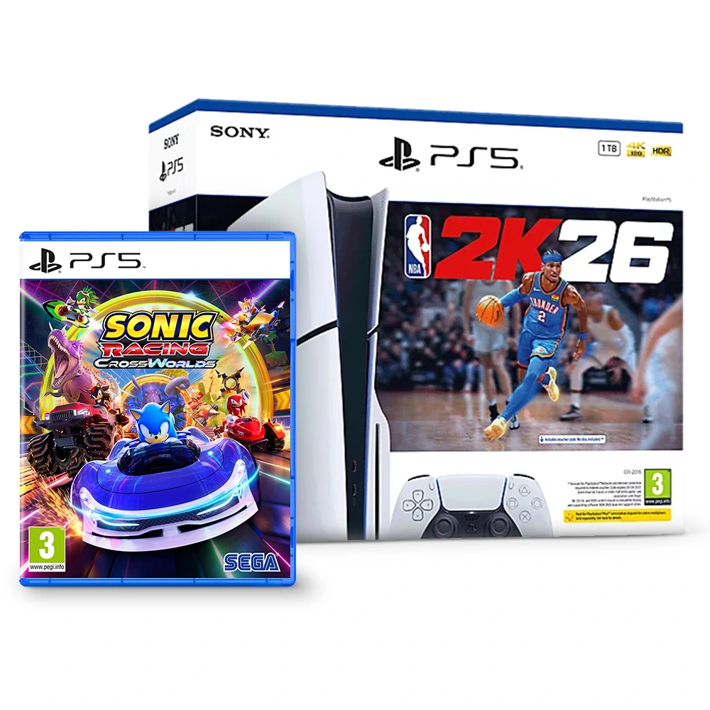 PlayStation NBA 2K26 Bundle Sonic Racing CrossWorlds Smyths