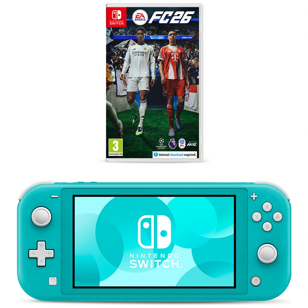 Nintendo Switch Lite Turquoise & EA SPORTS FC 26 | Smyths Toys UK