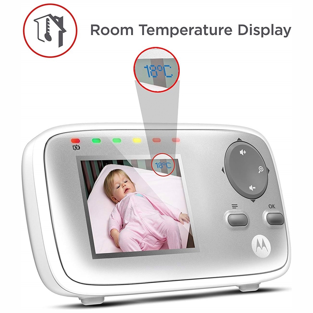 Motorola Video Baby Monitor MBP482 Babyphone  2,4 Monitor Nachtsicht Kamera NEU 