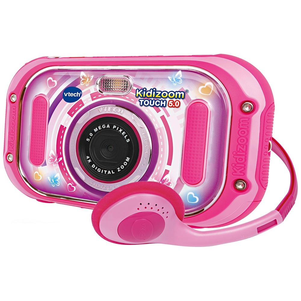 VTech KidiZoom Kinderkamera Touch 5.0 als Digitalkamera pink | Smyths Toys  Österreich