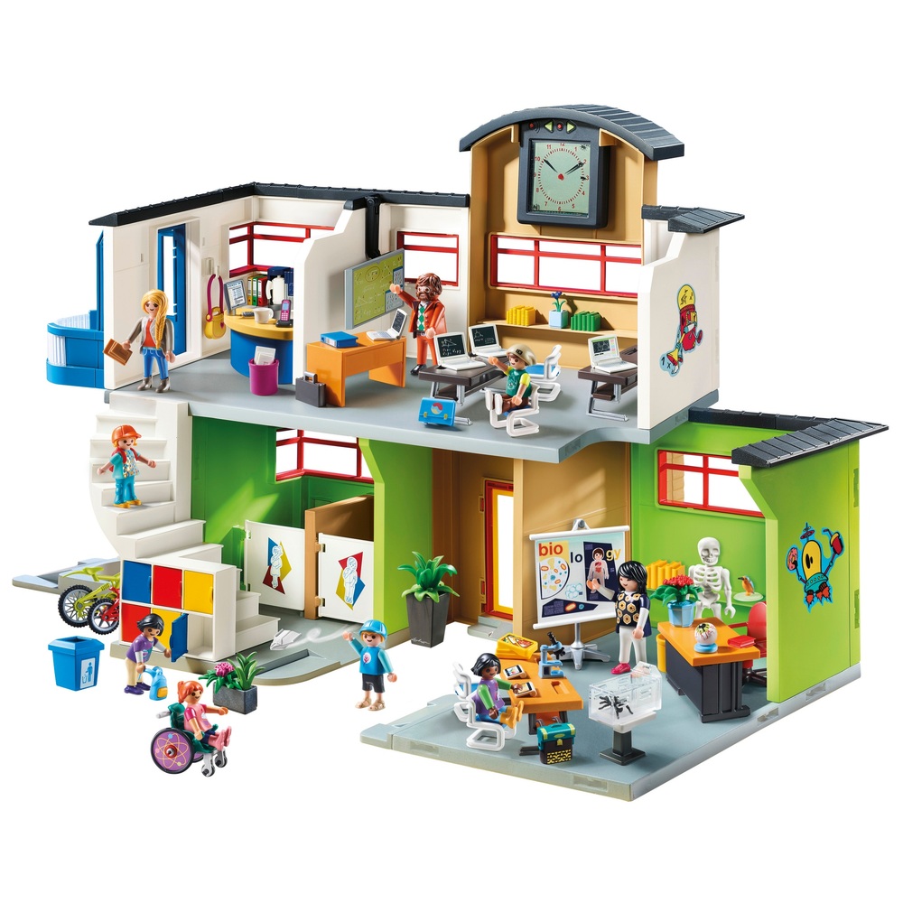 Playmobil 4 grüne Ordner Büro Schule  Ciylife 