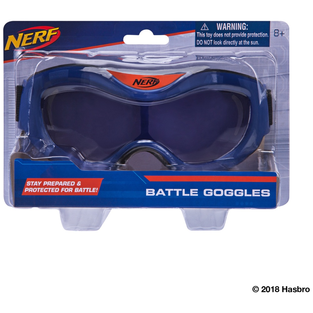 elf Tijd vrede NERF N-Strike Elite Schutzbrille, blau | Smyths Toys Deutschland