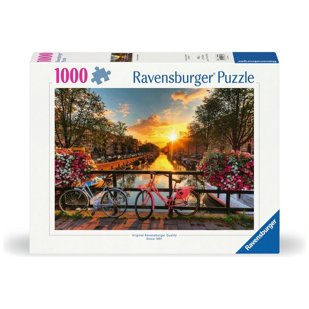 Ravensburger Puzzel Fietsen in Amsterdam 1000 Stukjes | Smyths