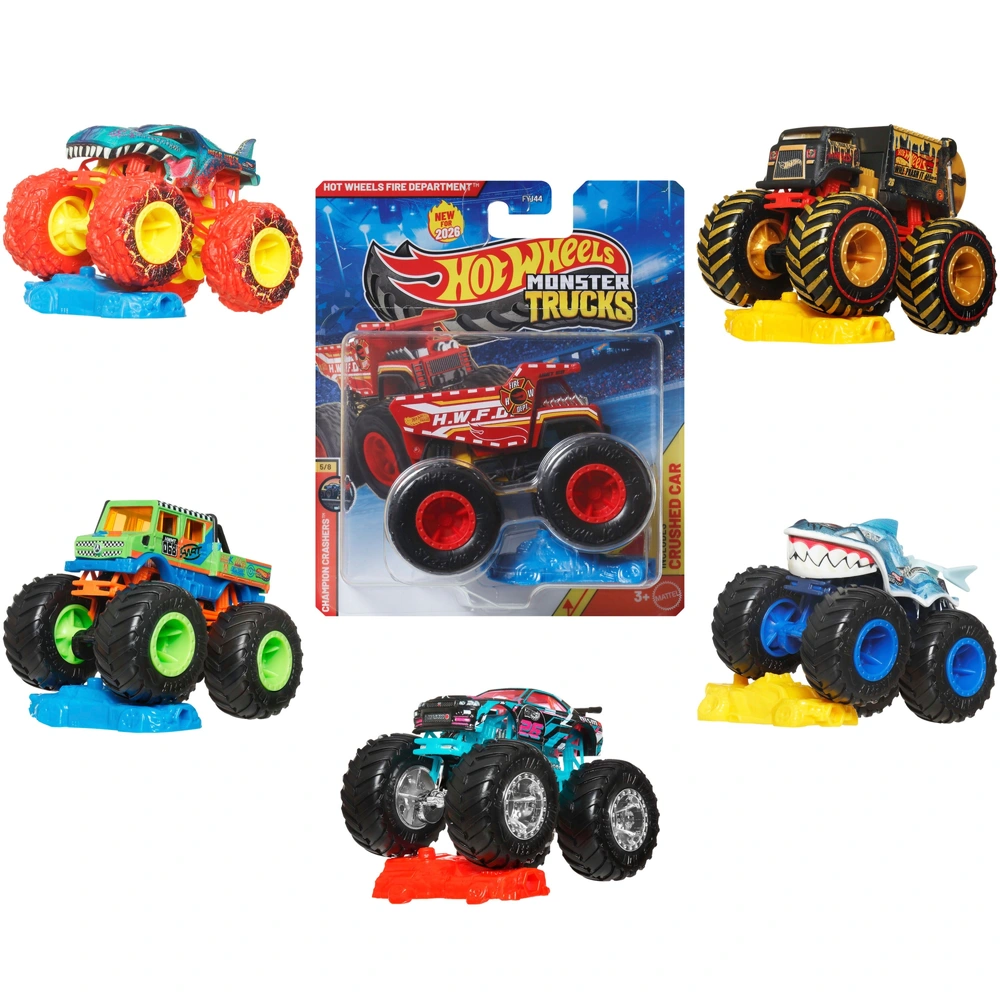 Hot Wheels Monster Trucks 1:64 Die-Cast Car Assortment Smyths