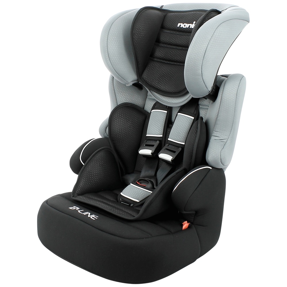 Nania Kindersitz BeLine SP LX mitwachsender Autositz Grey schwarz/grau