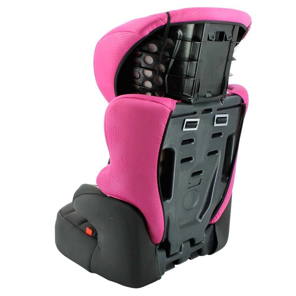 Nania Kinderstoel BeLine SP LX groeiende autostoel Roze zwart/roze