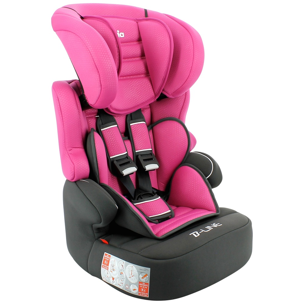 Nania Kindersitz BeLine SP LX mitwachsender Autositz Pink schwarz