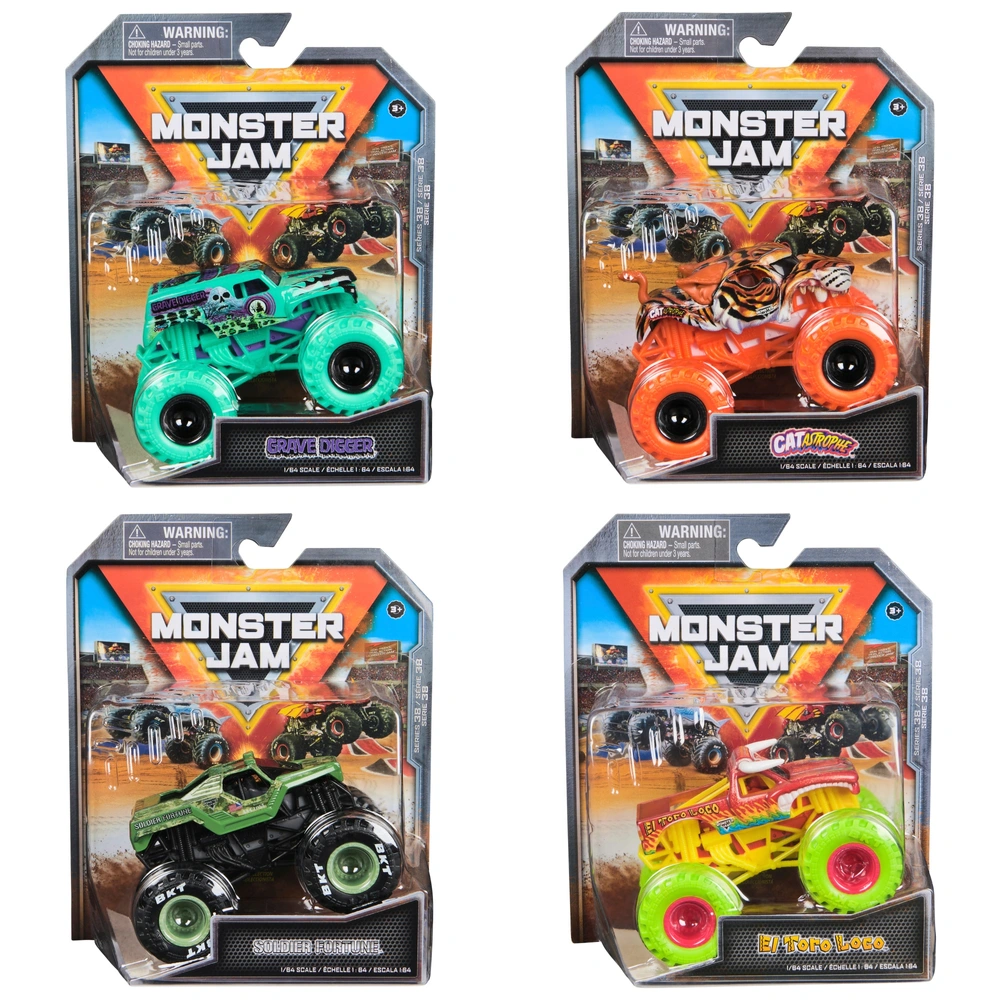 Monster Jam Monster Truck Diecast 1:64 Scale Assortment Smyths