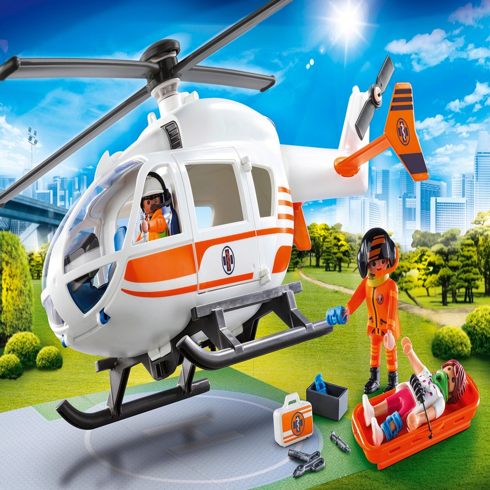 neu PLAYMOBIL® 70048 Rettungshelikopter & 70049 Rettungswagen ovp 
