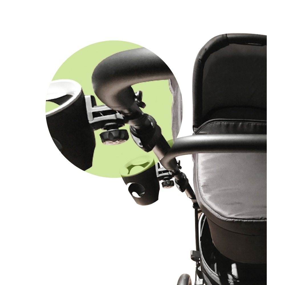 HiTS4KiDS Universal Becherhalter für Kinderwagen und Fahrräder