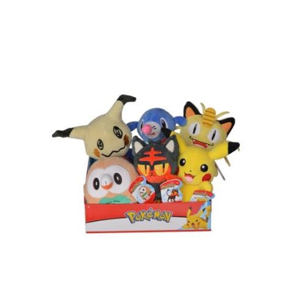 Pokémon Évoli et Pikachu Lot de 2 peluches en peluche 20,3 cm