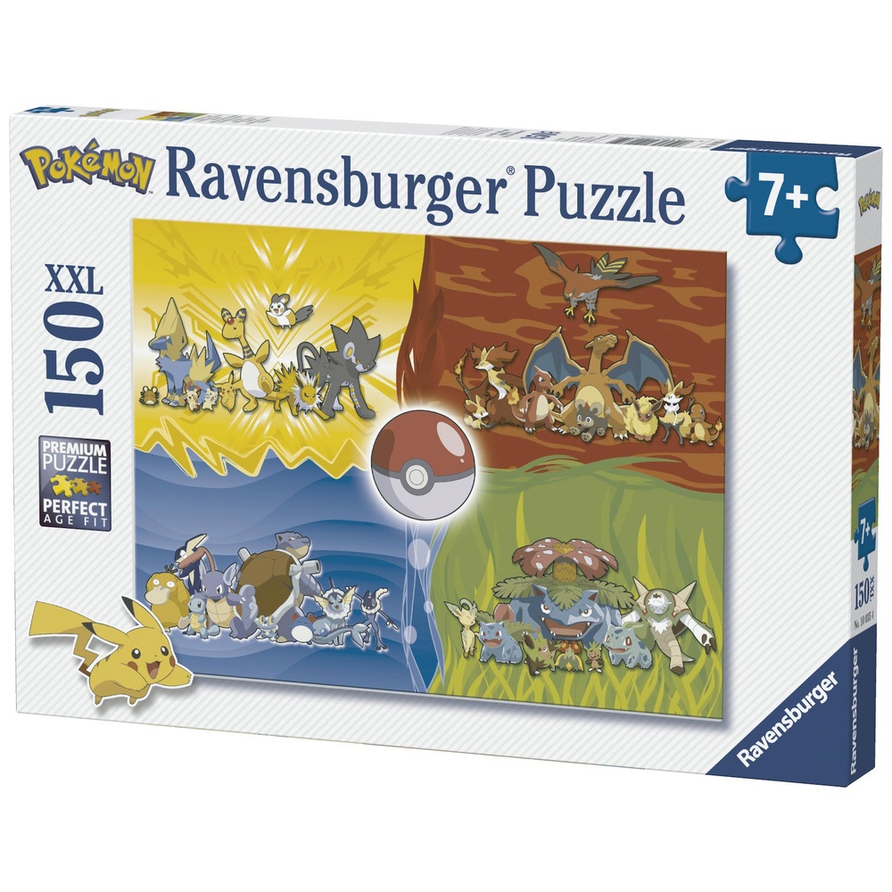 Ravensburger Puzzle XXL Pokémon Les Différents Types de Pokémon