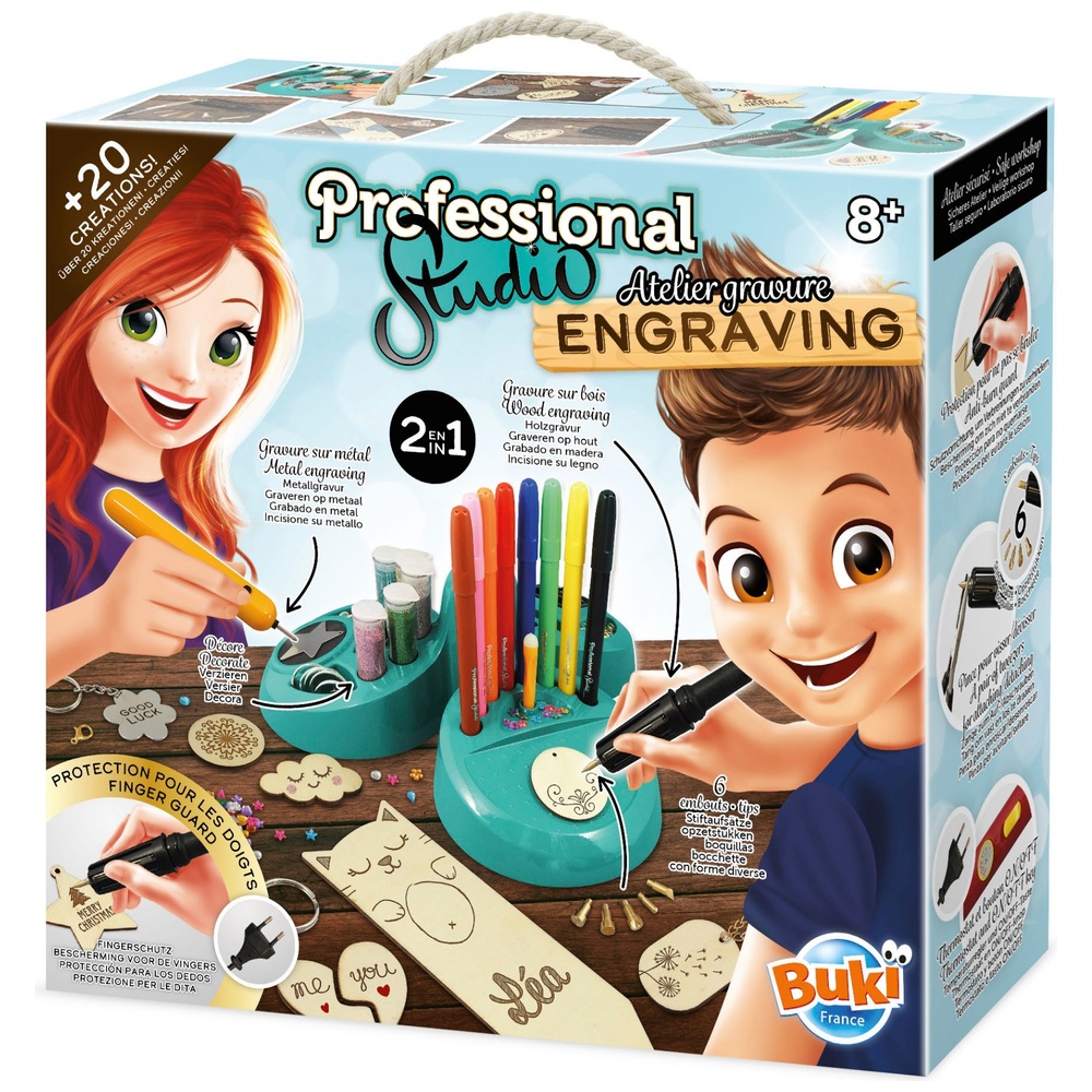 Taccuino Manga Buki Professional Studio - Con 8 Pennarelli Ad Alcol, 15 Tavole Da Colorare