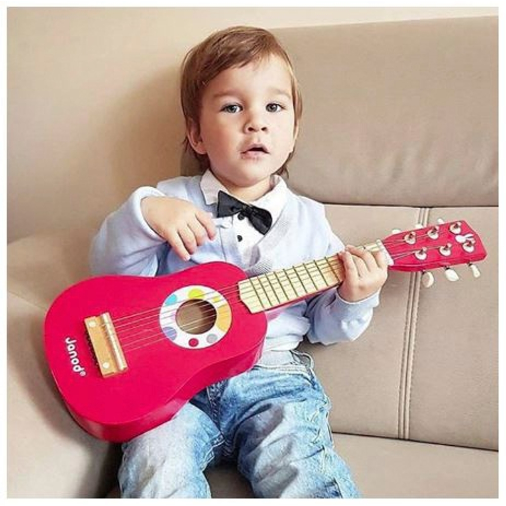 Janod - Guitare pour enfant CONFETTI 6 cordes