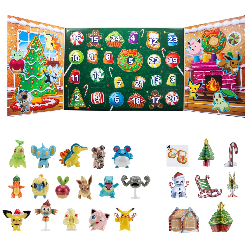 Calendrier de l'Avent Pokémon - CHARACTER WORLD - Figurines et accessoires  thématiques - Cdiscount Maison