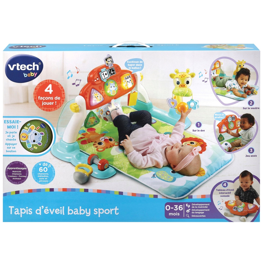 VTech - Tapis d'Éveil Baby Sport 4-en-1