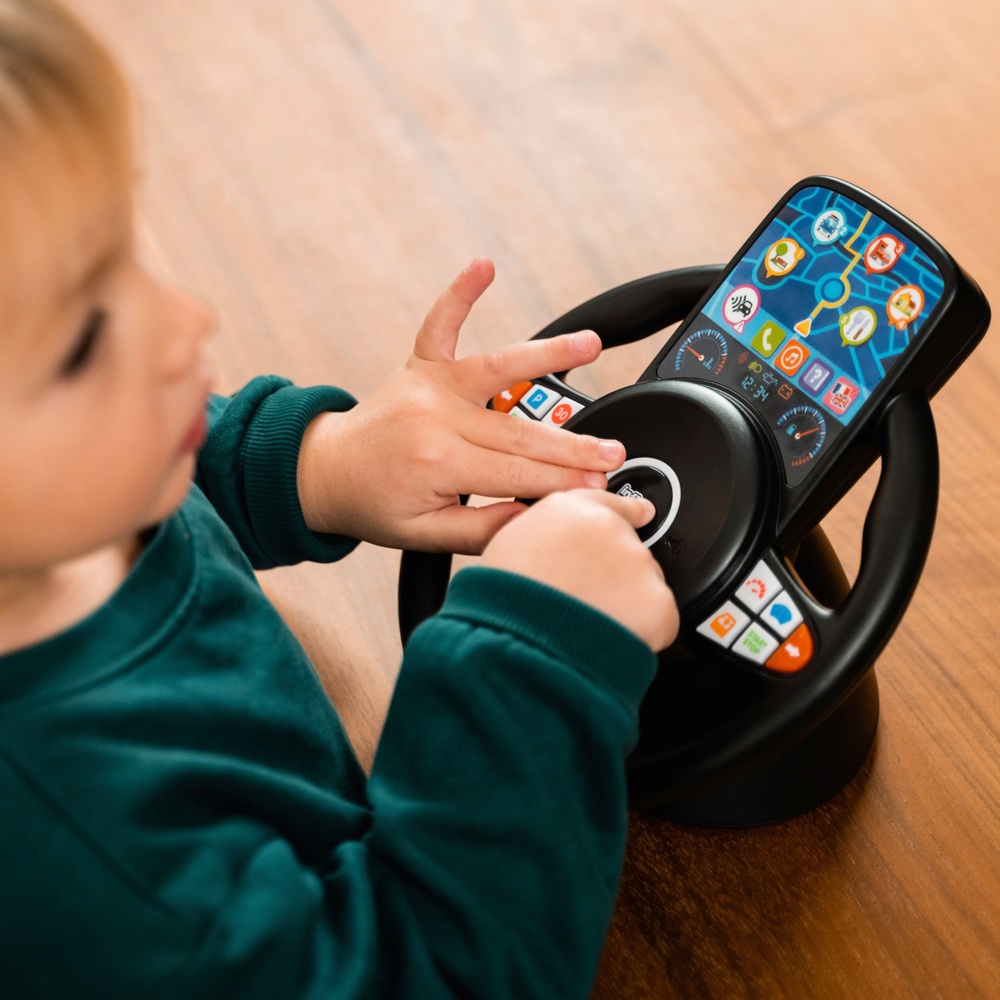Jouet de volant de voiture, jouet portable Jouets de volant pour enfants,  simuler le volant de conduite cadeau pour les enfants tourner et apprendre  le volant