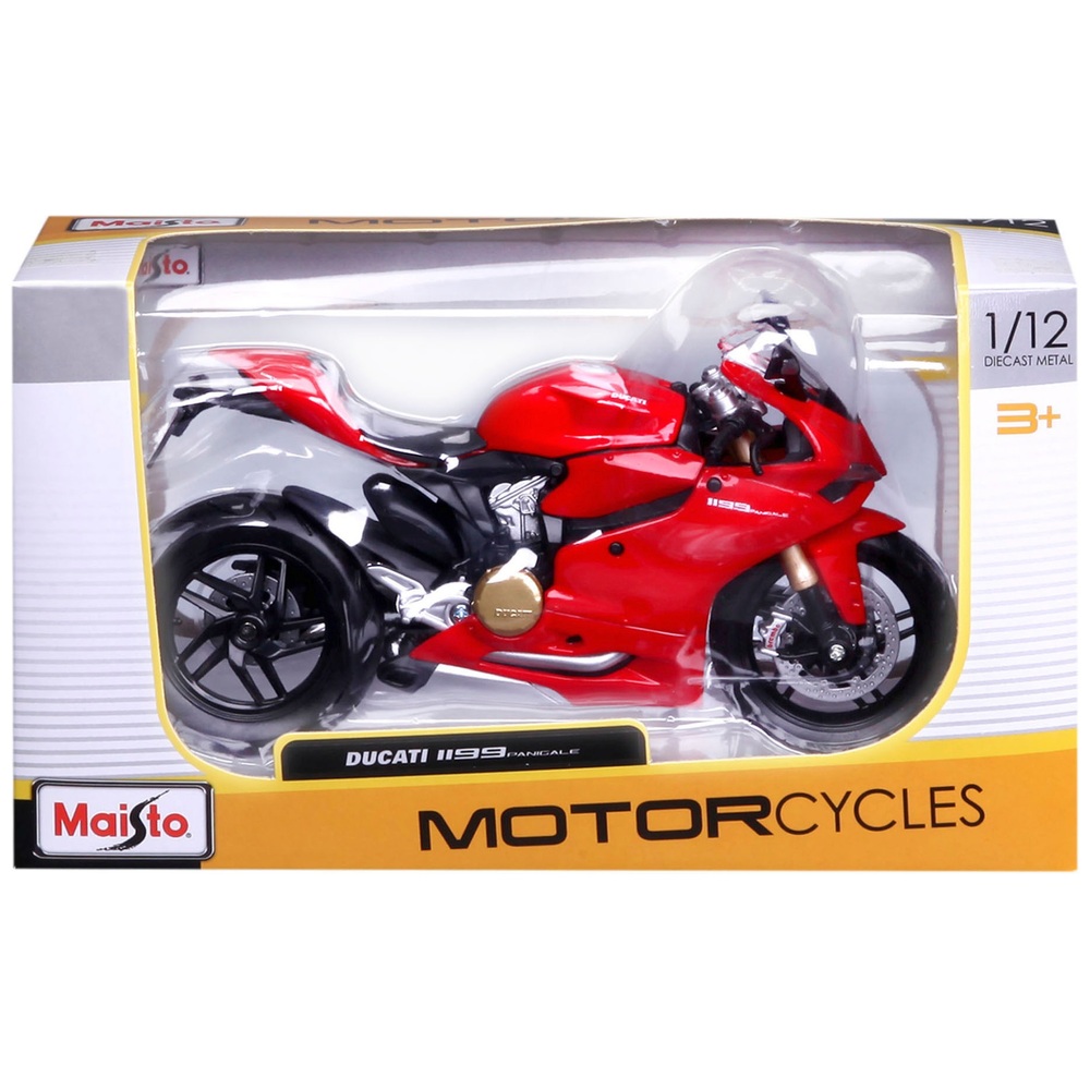 Maisto - Moto Echelle 1/12e Edition Spéciale Ducati - Rouge