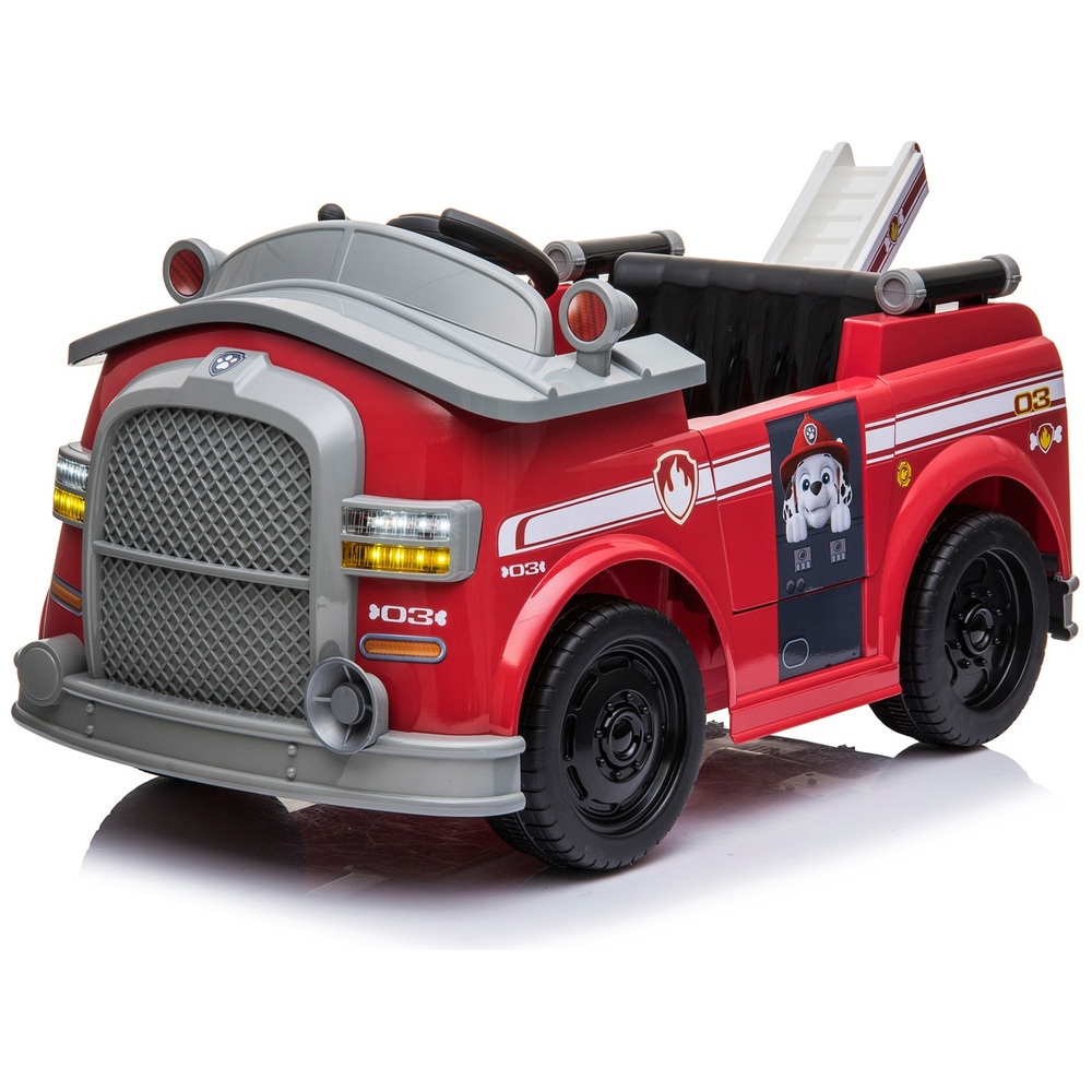 Camion de pompier avec volant télécommandé