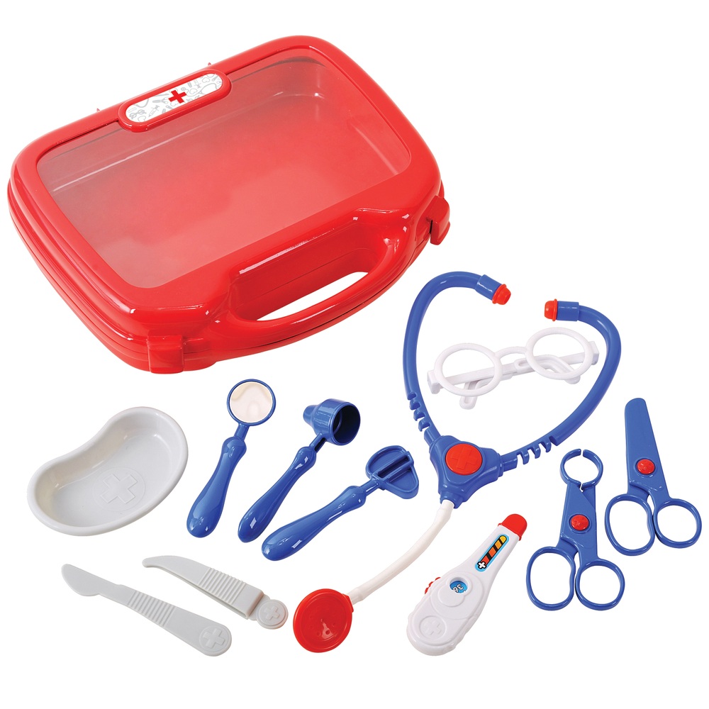 Big Steps - Mallette de Docteur avec Accessoires - Rouge