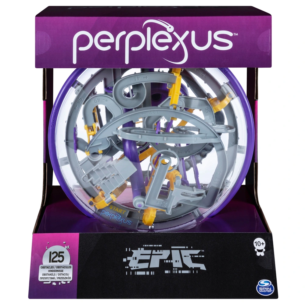Boule Labyrinthe Adulte Labyrinthe 3D Sphérique - Puzzle Ball 100 Obstacles - Jeu Adresse Enfants/Adultes - Diamètre 13cm Parcours De Motricité